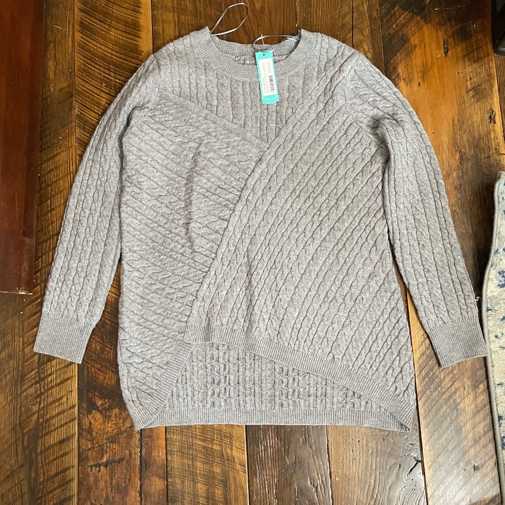 Evolution by Cyrus Cable Knit Sweater